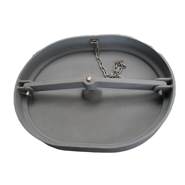 Portello ovale rialzato a tenuta stagna con bullone singolo