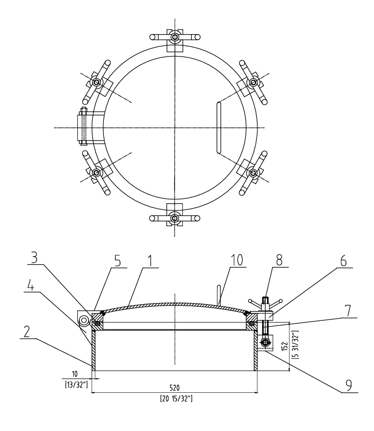 6 cani a tenuta stagna di disegno a tenuta stagna